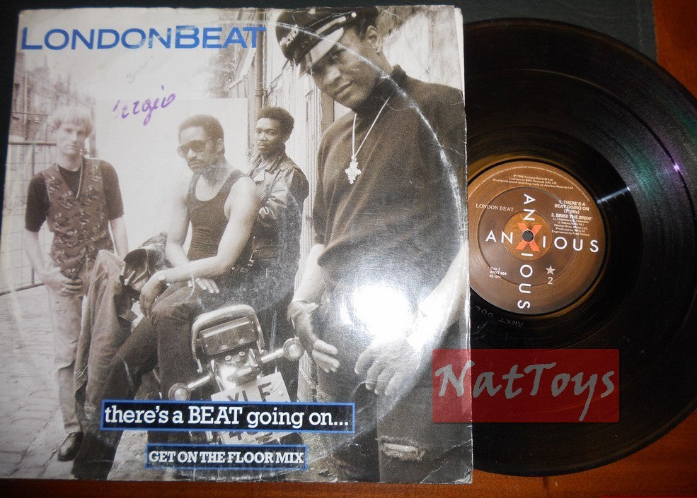 12" 33 RPM Londonbeat THERE A BEAT GOING ON (Royaume-Uni 1988, ANXT 004) - VG/VG