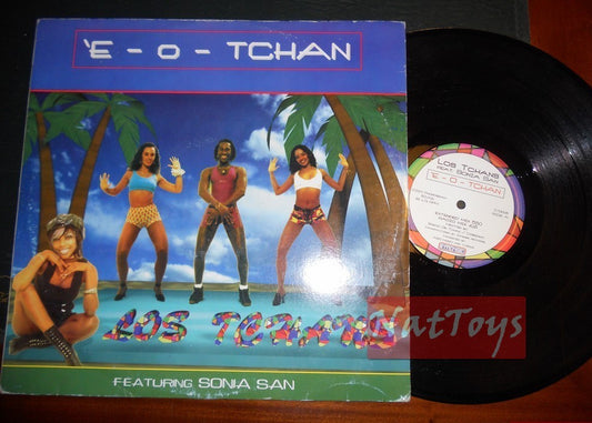 12" 33 RPM Los Tchans featuring Sonia San EO-TCHAN (INTENSE ITS 005) - EX/EX
