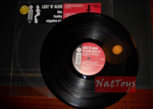 12" 33 RPM Lost 'n' Alive THE FUNKY NIPPLES EP (Italy 1999) - EX/NM