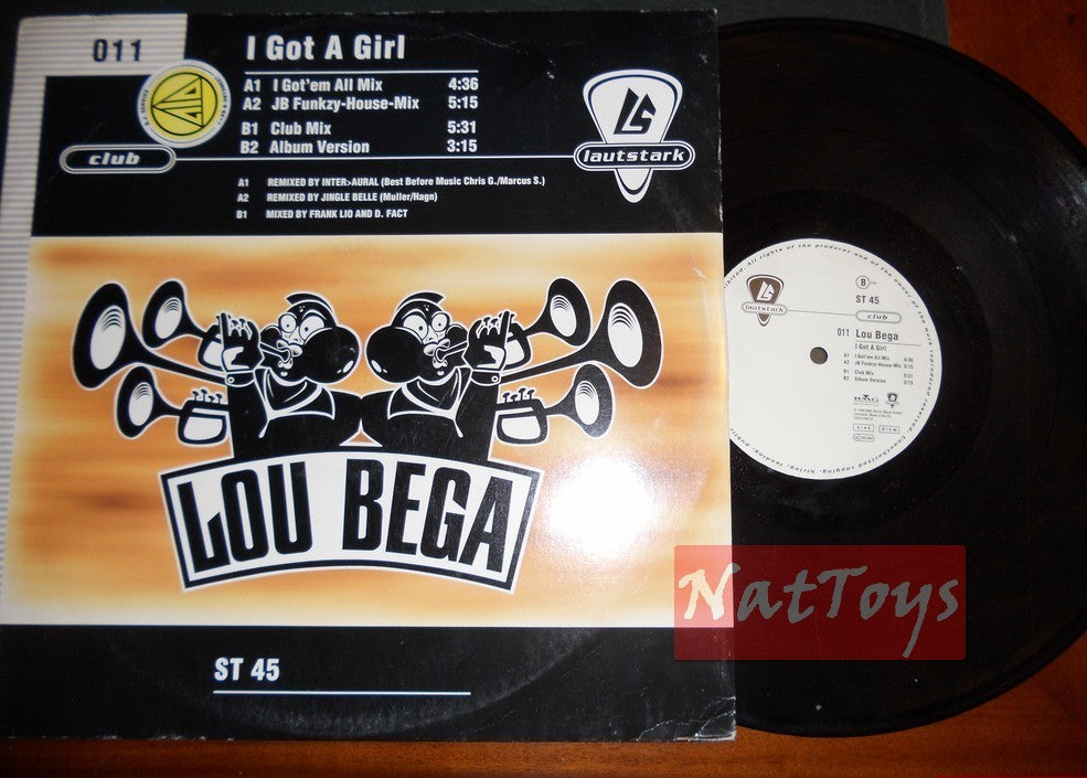 12" 33 RPM Lou Bega I GOT A GIRL (Germany 1999, LAUTSTARK 011) - EX/EX