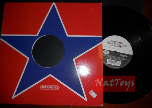 12" 33 RPM Louie Balo SEEMS TO RUN WILD (UK 1997, SUBVERSIVE SUB28T) - EX/EX