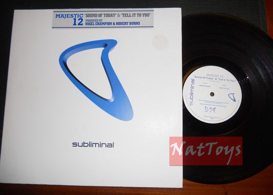 12" 33 RPM Majestic 12 SOUND OF TODAY/TELL IT TO YOU (USA 2001) - NM/NM