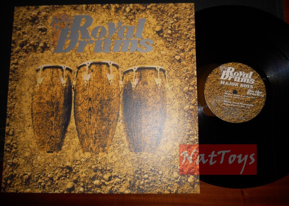 12" 33 RPM Major Boys ON THE BEACH EP (France 2000, ROYAL DRUMS) - NM/NM
