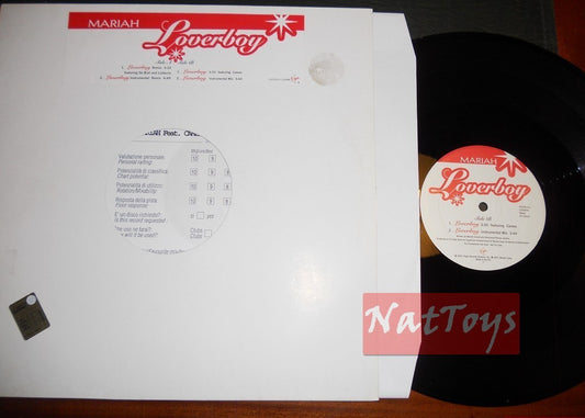 12" 33 RPM Mariah Carey ft Cameo LOVERBOY (Italie 2001, VUSTDJ211) - promo NM/NM