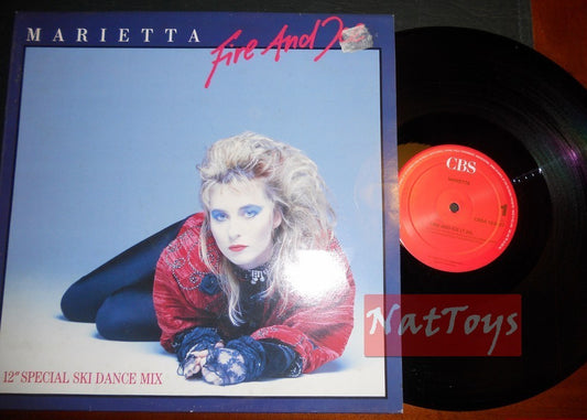 12" 33 RPM Marietta FIRE AND ICE (Hollande 1986, CBS ASFC 12.6827) - EX/NM