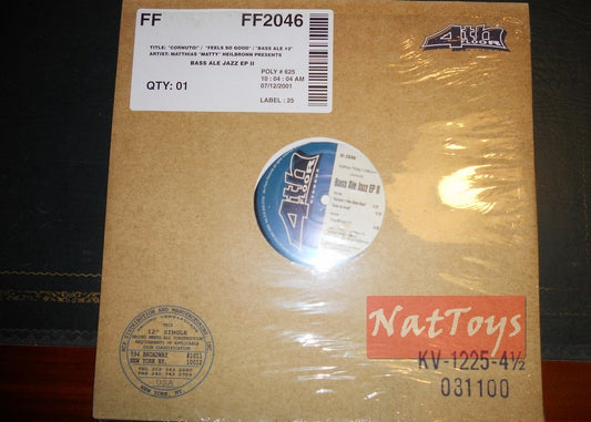 12" 33 RPM Matthias Matty Heilbronn BASS ALE JAZZ EP II (USA 2001) - NM/NM