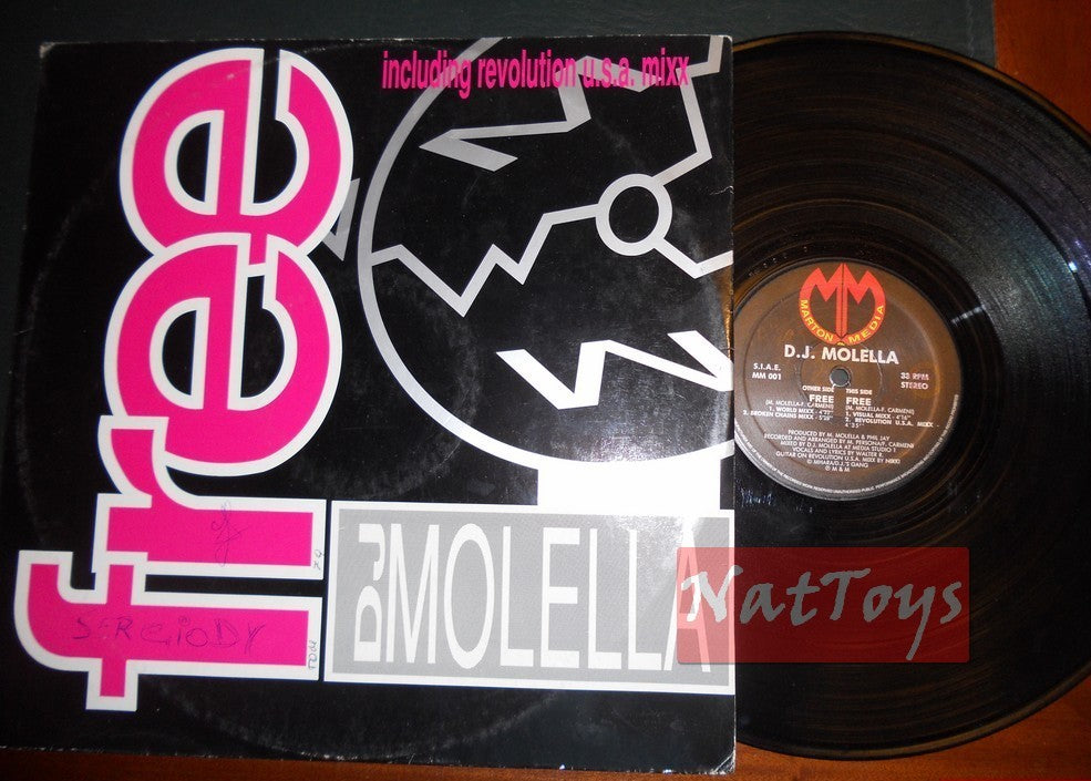 12" 33 REVOLUTIONS Molella FREE (Italy, MARTON MEDIA MM 001) - VG/VG