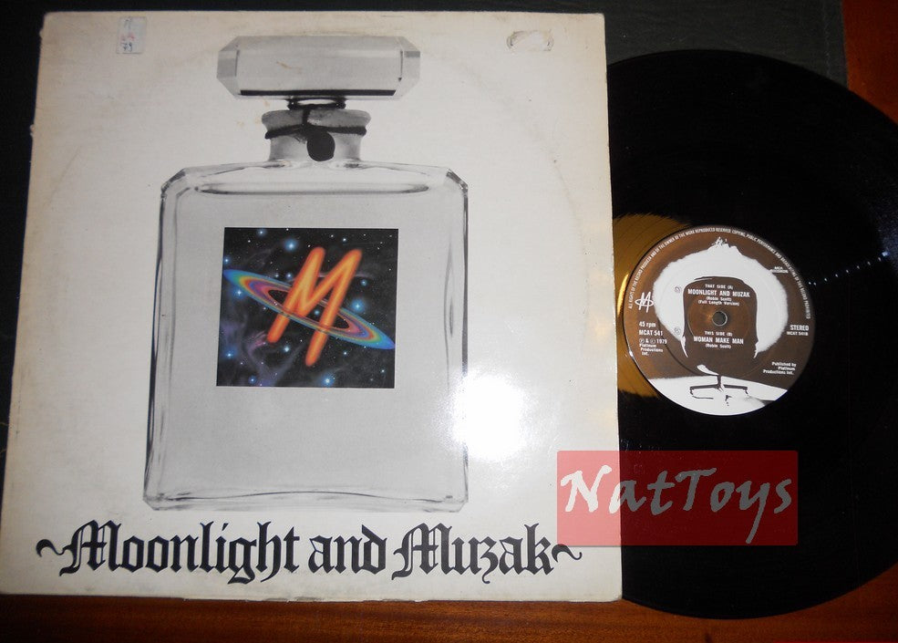 12" 33 RPM MOONLIGHT AND MUZAK/WOMAN MAKE MAN (UK 1979, MCAT 541) - VG/EX