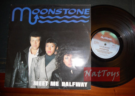 12" 33 RPM Moonstone MEET ME HALFWAY (Royaume-Uni 1987, NIGHTMARE MARE 17) - NM/NM