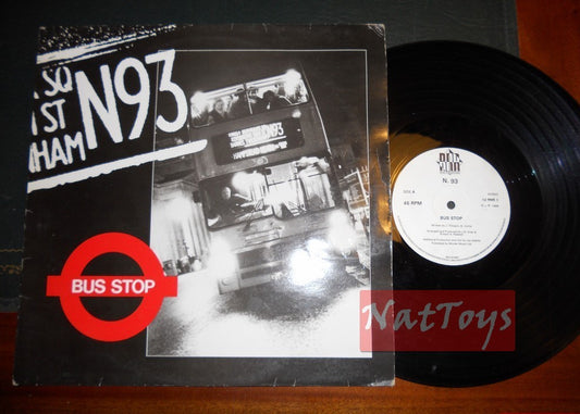 12" 33 TOURS ARRÊT DE BUS N93 (France 1988, RHYME'N'REASON RECORDS 12 RNR 1) - VG/VG