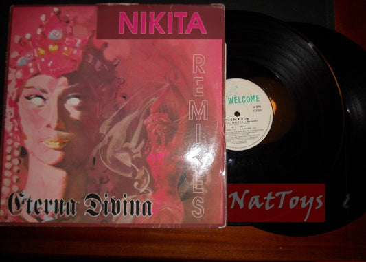 12" 33 TR/MIN Nikita ETERNA, DIVINA - REMIXES Italie 1994 WX-002-94 VG/VG/VG 2 EP