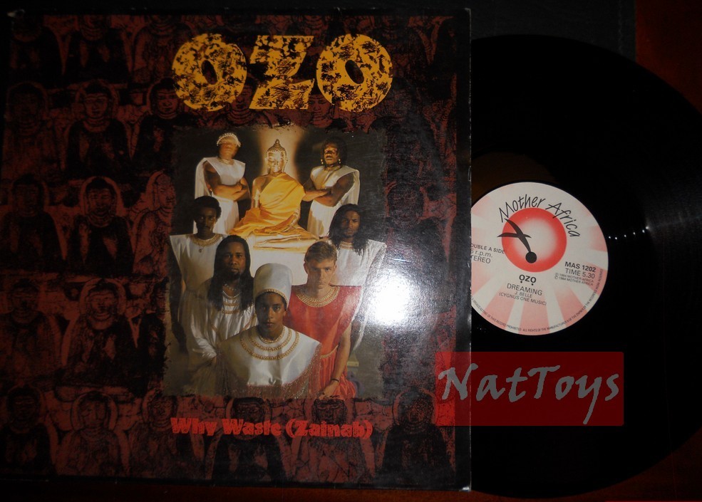 12" 33 TR/MIN Ozo POURQUOI DÉCHET (ZAINAB)/DREAMING (1984, MOTHER AFRICA RECORDS) NM/NM