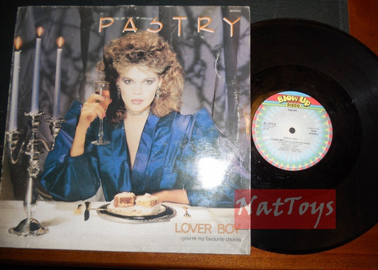 12" 33 RPM Pastry LOVER BOY (Italy 1985, BLOW UP BU 0052) - EX/VG