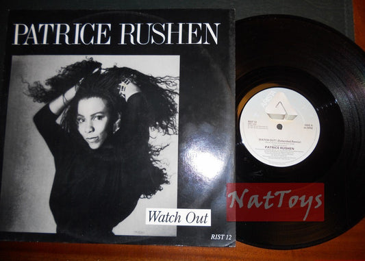 12" 33 RPM Patrice Rushen WATCH OUT! (UK 1987, ARISTA RIST 12) - EX/NM
