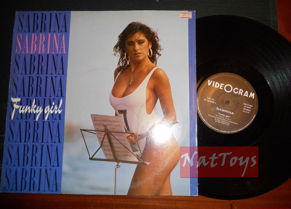 12" 33 GIRI Sabrina LIKE A YO-YO/FUNKY GIRL (Italy 1988, VI 121203-1) - EX/EX