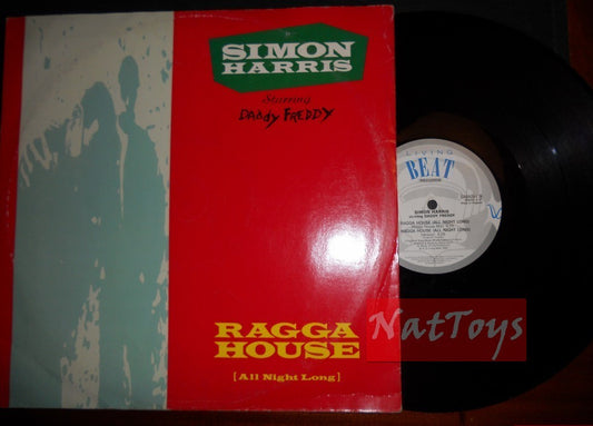 12" 33 GIRI Simon Harris starring Daddy Freddy RAGGA HOUSE 1990 - EX/EX