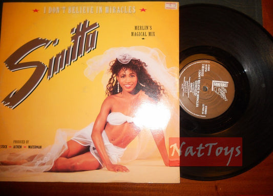 12" 33 GIRI Sinitta I DON'T BELIEVE IN MIRACLES (U.K. 1988) - EX/EX