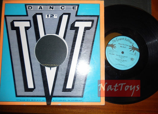 12" 33 tours The Groove Robbers jusqu'où pouvons-nous aller ? (États-Unis 1988, TVT4058) - EX/EX