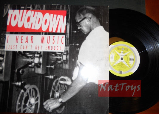 12" 33 RPM Touchdown MUSIC IN THE STREET/I HEAR MUSIC (Germany 1991) - NM/NM