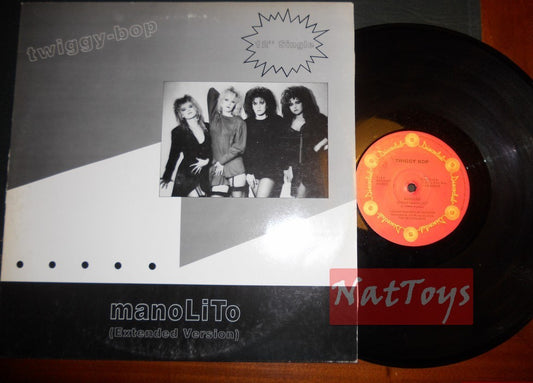 12" 33 RPM Twiggy Bop MANOLITO (Italy, DISCOCLUB CLUB 3142) - EX/EX