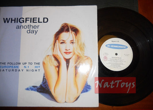 12" 33 RPM Whigfield ANOTHER DAY (Italy 1994, X-ENERGY XR-12142) - EX/EX