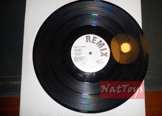 12" 33 RPM World 4 World PARTY PEOPLE/RIDE ON PARTY Italy REMIX OUT 3422) EX