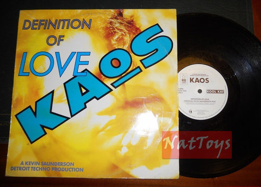 12" 33 Kaos DEFINITION OF LOVE (UK 1989, BIG LIFE/KOOL KAT KOOL T504) - EX/EX