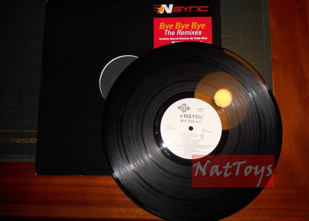 12" 33 Nsync BYE BYE BYE - LES REMIXES (USA 2000, JIVE 01241-42681-1) - NM/NM