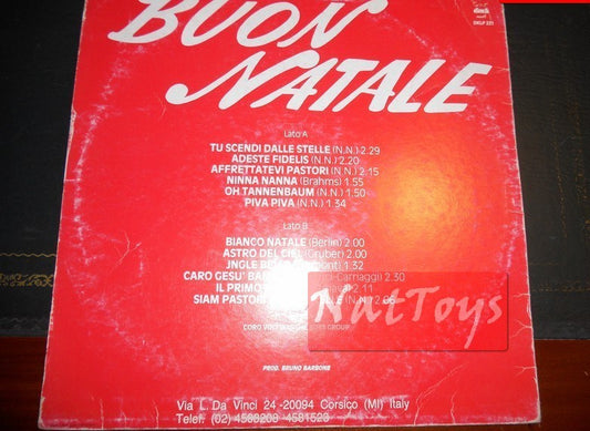 12" LP 33 GIRI Boys Group BUON NATALE (Italia, Duck Records DKLP 221) - EX/EX