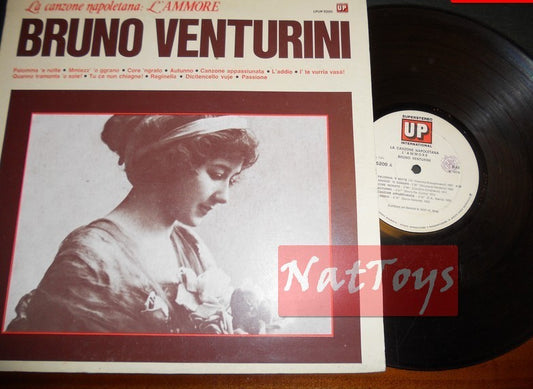 12" LP 33 GIRI Bruno Venturini LA CANZONE NAPOLETANA: L'AMMORE - EX/G