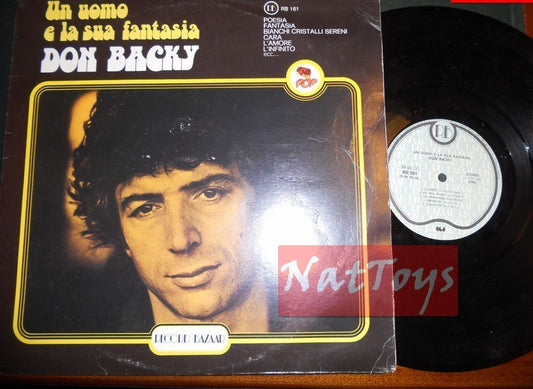 12" LP 33 GIRI Don Backy UN HOMME ET SA FANTAISIE (Italie 1978, RB 161) - EX/EX