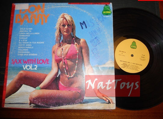 12" LP 33 GIRI Don Barry SAX WITH LOVE VOL. 2 (Italie 1976, La Pera) - VG/VG