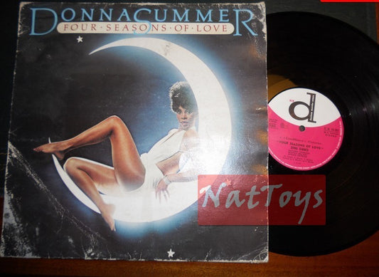 12" LP 33 GIRI Donna Summer QUATRE SAISONS D'AMOUR (Italie 1976, Durium) - VG/VG