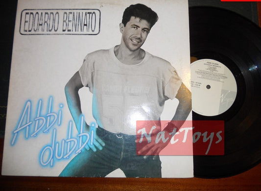 LP 12" 33 Tours Edoardo Bennato ABBI DUBBI (Italie 1989, Virgin EB 955) - EX/EX