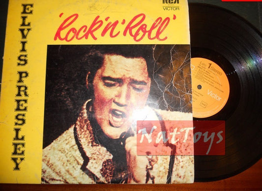 12" LP 33 GIRI Elvis Presley ROCK 'N' ROLL (Italie 1973, RCA Victor) - VG/VG