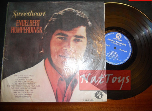 12" LP 33 RPM Engelbert Humperdinck SWEETHEART (Corée, Liming LM-2399) - VG/VG