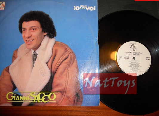 12" LP 33 RPM Gianni Sacco IO...PER VOI (Italie, Suony LP 042) - VG/VG
