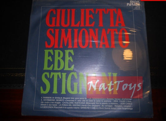 12" LP 33 GIRI Giulietta Simionato/Ebe Stignani (Italie 1973, LP Cetra) - NOUVEAU