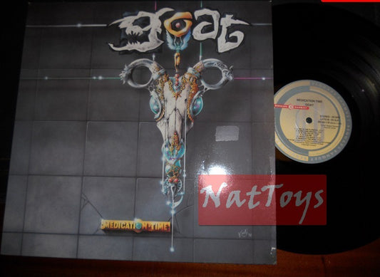 12" LP 33 GIRI Goat MEDICATION TIME (Italie 1991, Banquet des mendiants) - EX/NM