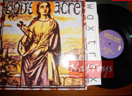 12" LP 33 RPM God's Acre TEN GOSPEL GREATS (Canada 1990) + fiche promo NM/NM