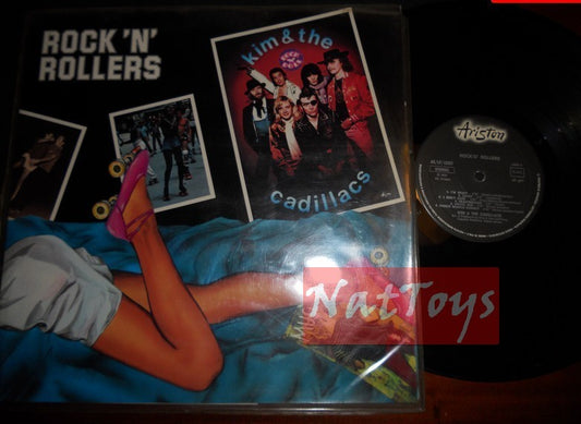 12" LP 33 GIRI Kim &amp; The Cadillacs ROCK'N'ROLLERS (Italie 1979) +apr.cop. EX/VG
