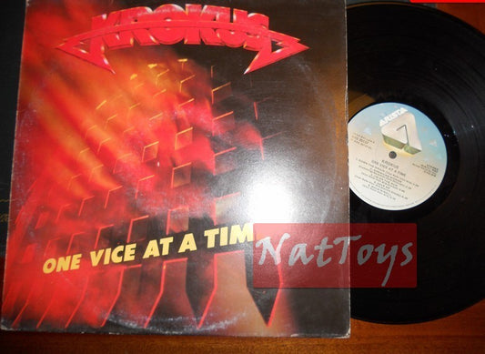 12" LP 33 RPM Krokus UN VICE À LA FOIS (Italie 1982, Arista ARS 39137) - EX/EX
