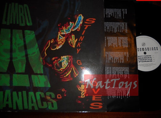 12" LP 33 RPM Limbo Maniacs STINKY GROOVES (Hollande 1990, en vigueur) - EX/NM