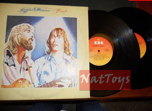 12" LP 33 GIRI Loggins &amp; Messina FINALE Italie 1977, CBS 2 LP +apr.cop. EX/EX/EX