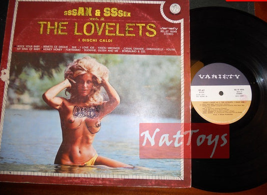 12" LP 33 GIRI Lovelets SSSAX &amp; SSSEX - VOL. 2 (Italie 1974, Variété) - VG/VG
