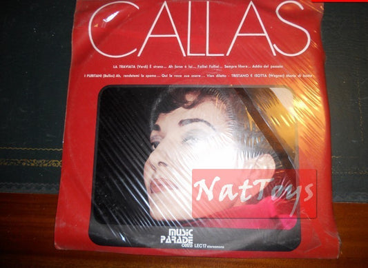 12" LP 33 RPM Maria Callas CALLAS (Italie 1973, Cetra LEC 17) - SCELLÉ