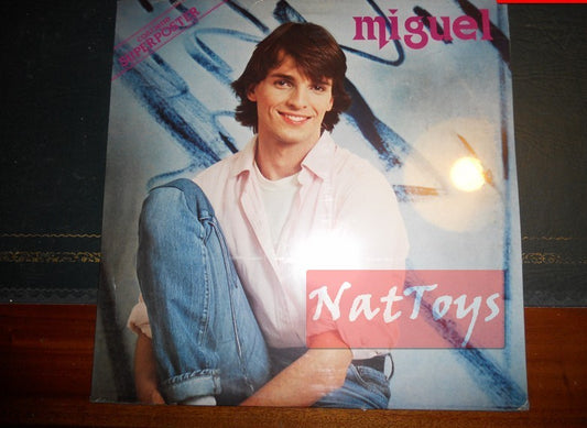 12" LP 33 GIRI Miguel Bose MIGUEL (Italie 1981, CBS 84336) + affiche - NEUF