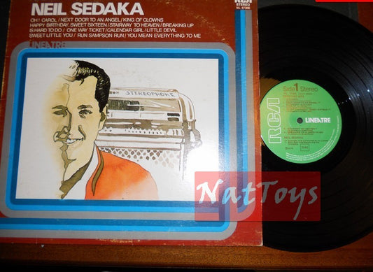 12" LP 33 GIRI Neil Sedaka GREATEST HITS (Italie 1975, RCA Lineatre) - EX/EX
