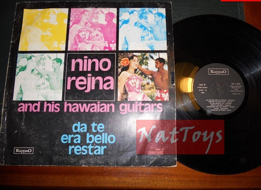 12" LP 33 GIRI Nino Rejna et ses guitares hawaïennes DA TE ERA BELLO RESTAR - VG/VG