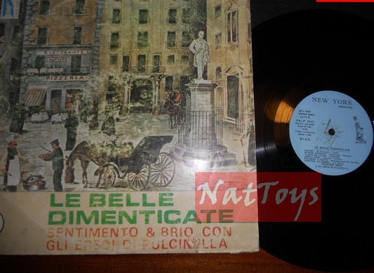12" LP 33 RPM Peppino Brio et Les Héritiers de Pulcinella LA BELLE OUBLIÉE VG/VG